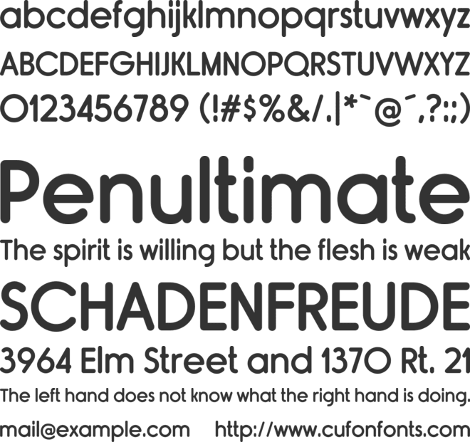 Rimouski font preview