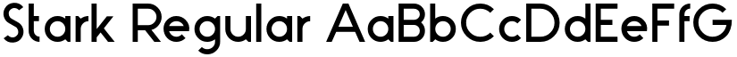 Stark Regular font