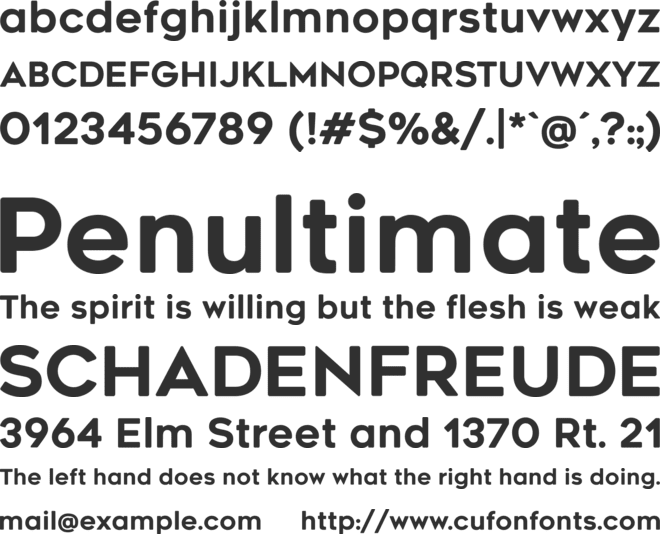 Renogare Soft font preview