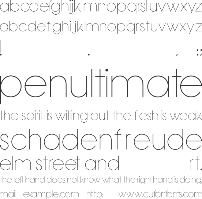 Bondoluo Peek font preview