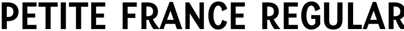 Petite France Regular font