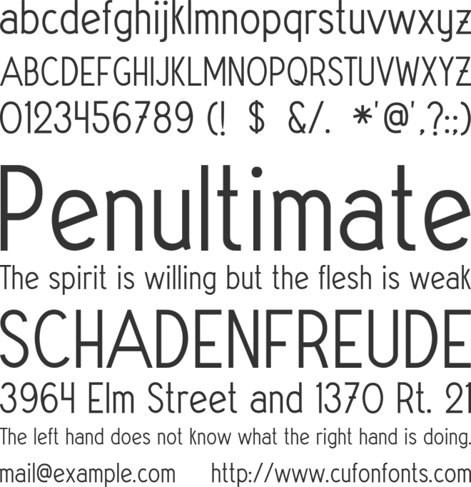 Vintage Avalanche font preview