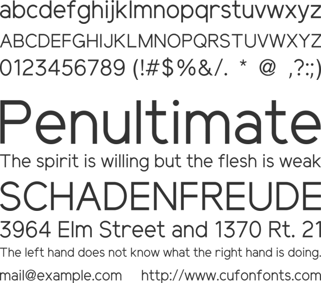 Elliot Sans font preview