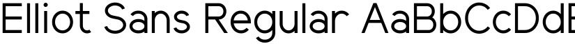 Elliot Sans Regular font