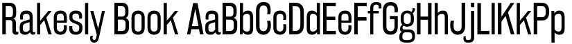 Rakesly Book font