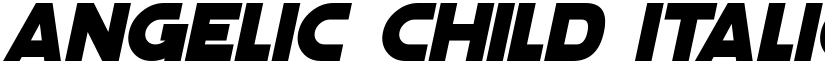Angelic Child Italic font