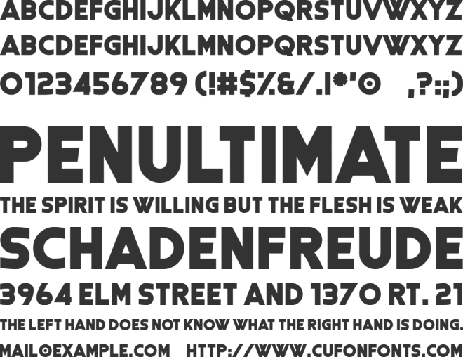 Coral Colour font preview