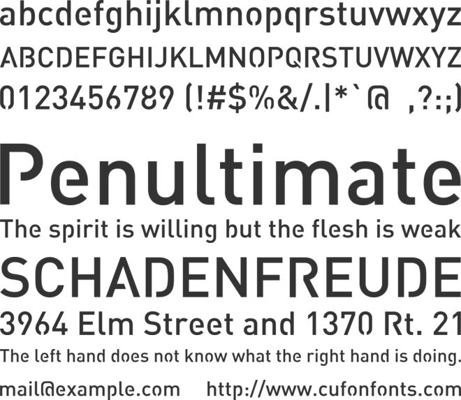 Streetvertising font preview