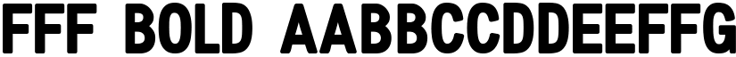 FFF Bold font