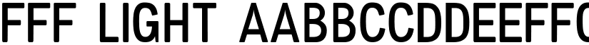 FFF Light font