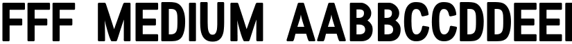 FFF Medium font