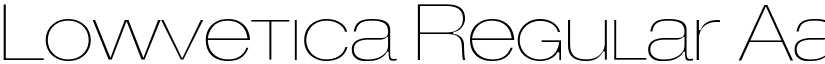 Lowvetica Regular font