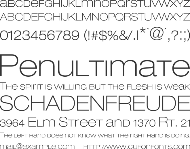 Lowvetica font preview