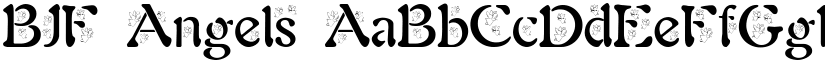 BJF Angels font