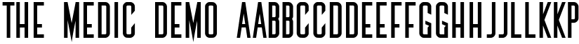 The Medic Demo font