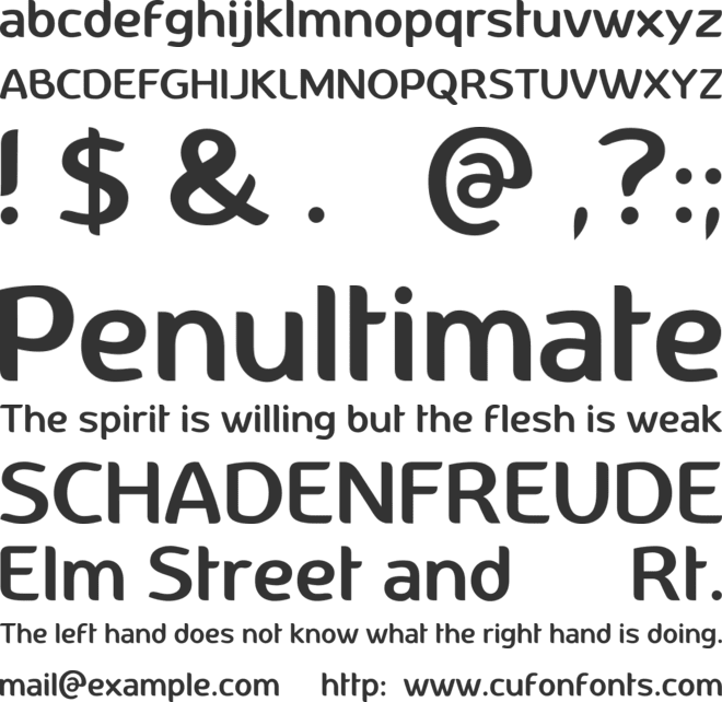 Constance font preview