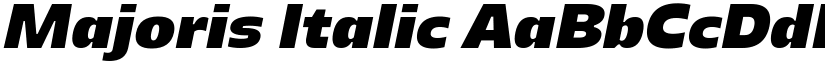 Majoris Italic font
