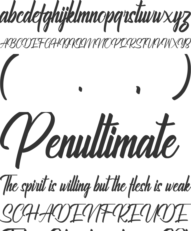 Ralliankara Personal Use Only font preview
