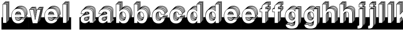 Level font