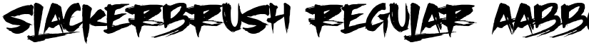 SlackerBrush font download
