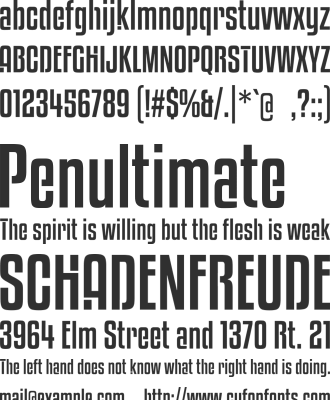 Wizardless font preview