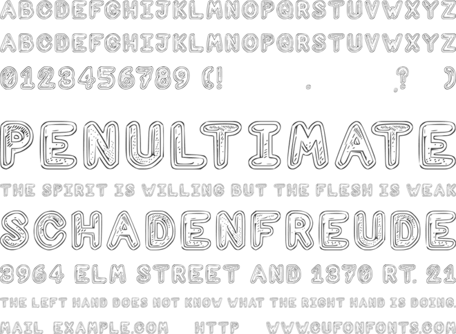 Computer Love font preview