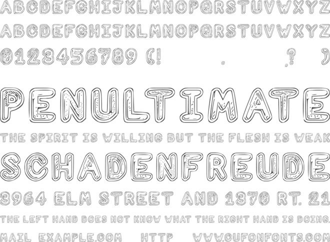 Computer Love font preview