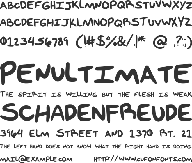 Feel_Me font preview