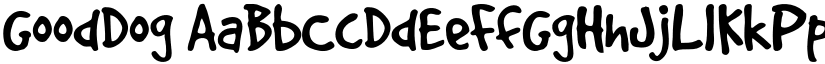 GoodDog font