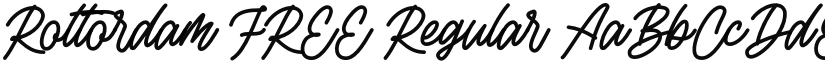 Rottordam FREE Regular font