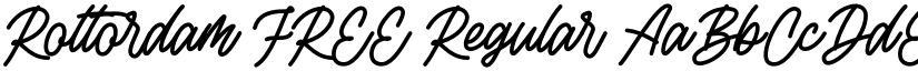 Rottordam FREE Regular font
