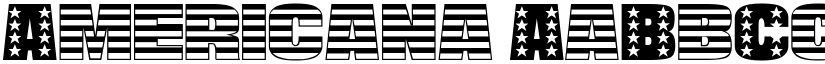 Americana font