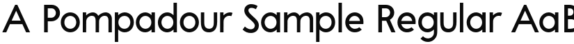 A Pompadour Sample font download