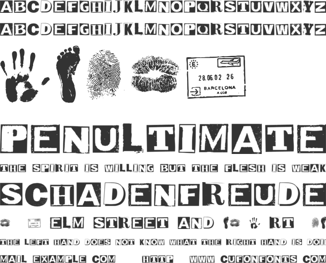 Revista font preview