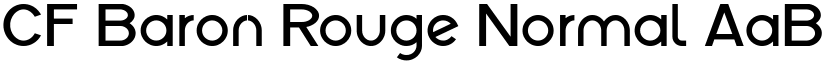 CF Baron Rouge Normal font