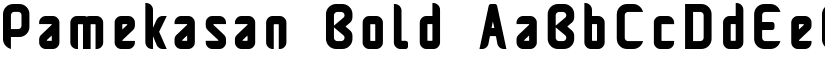 Pamekasan Bold font