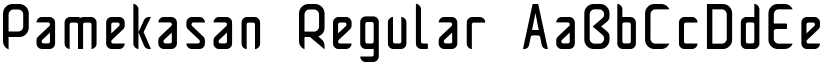 Pamekasan Regular font