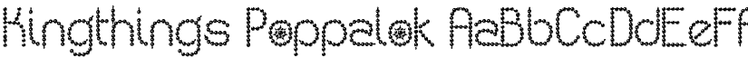 Kingthings Poppalok font download
