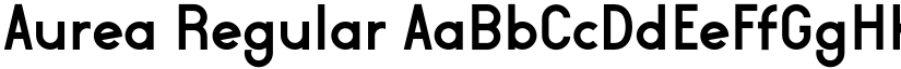 Aurea Regular font