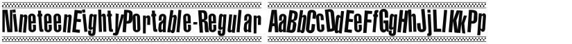 1980 Portable font download