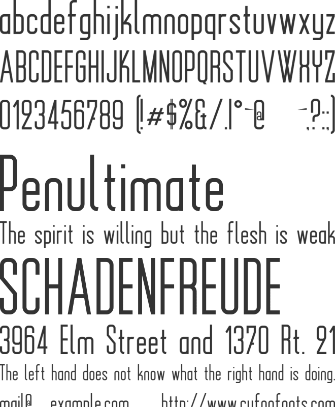 Monotoon KK font preview