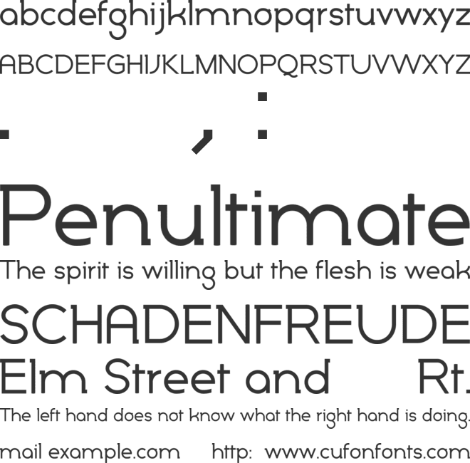 Marylin font preview