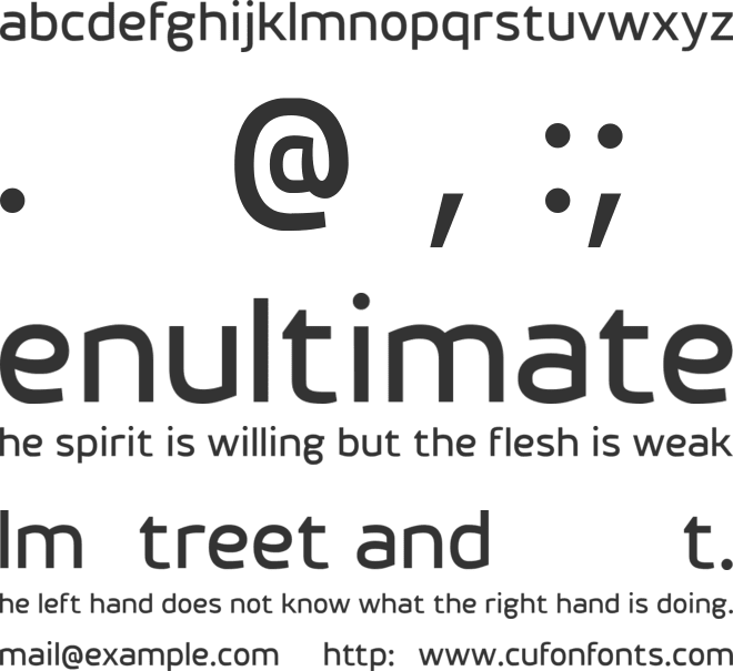 henorias font preview