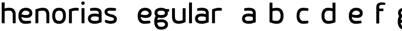 henorias font download