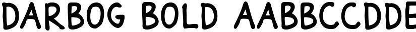 Darbog Bold font