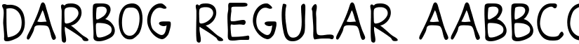 Darbog Regular font