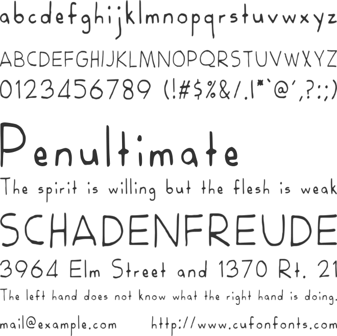 Nostissimo 1 font preview