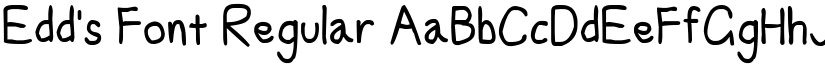 Edd's Font font download