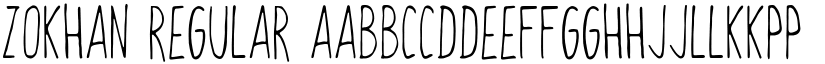 Zokhan font download