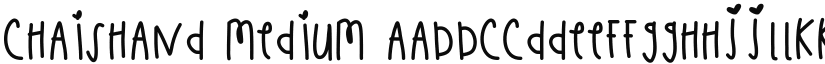 ChaisHand font download